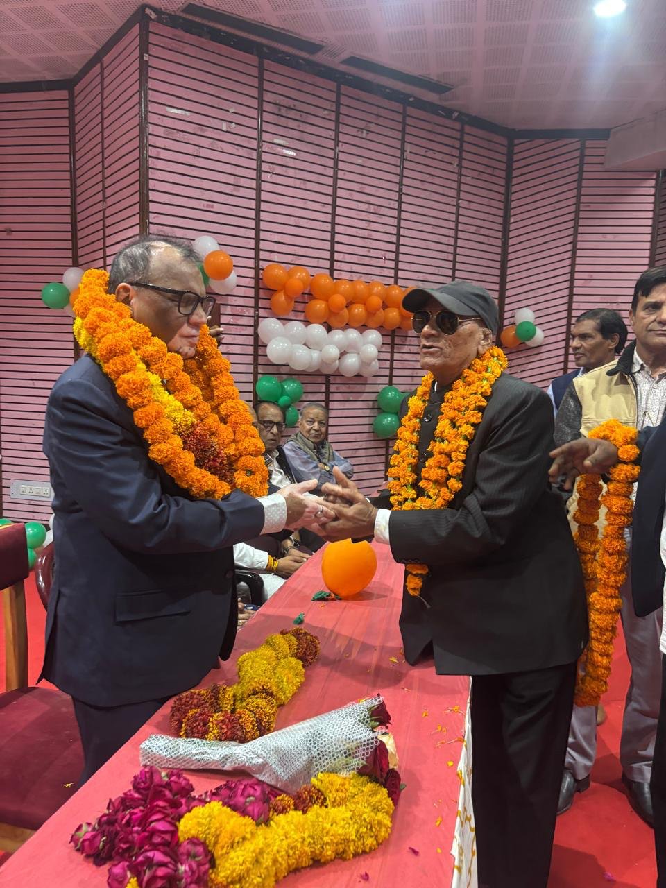 वर्ल्ड ब्लाइंड यूनियन के अध्यक्ष संतोष कुमार रूंगटा और अन्य दृष्टि दिव्यांगों का जयपुर में हुआ सम्मान