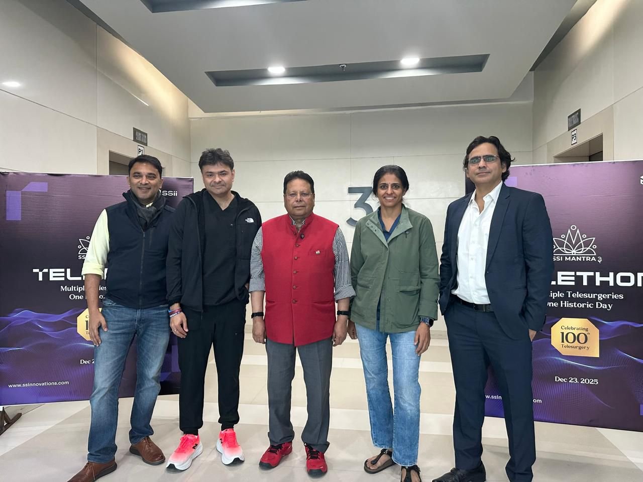 एसएस इनोवेशन्स इंटरनेशनल ने भारत की पहली रोबोटिक टेली-सर्जरी मैराथन की मेज़बानी की