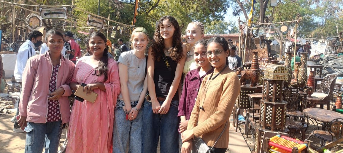 Foreign Tourists Spellbound by Shilpgram Festival