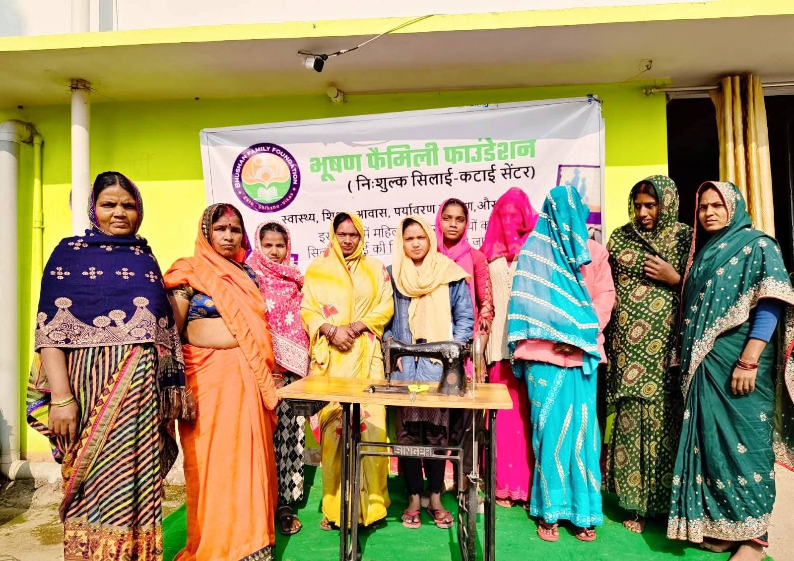 Bhushan Family Foundation Inaugurates Sewing and Cutting Center in Dherhan
