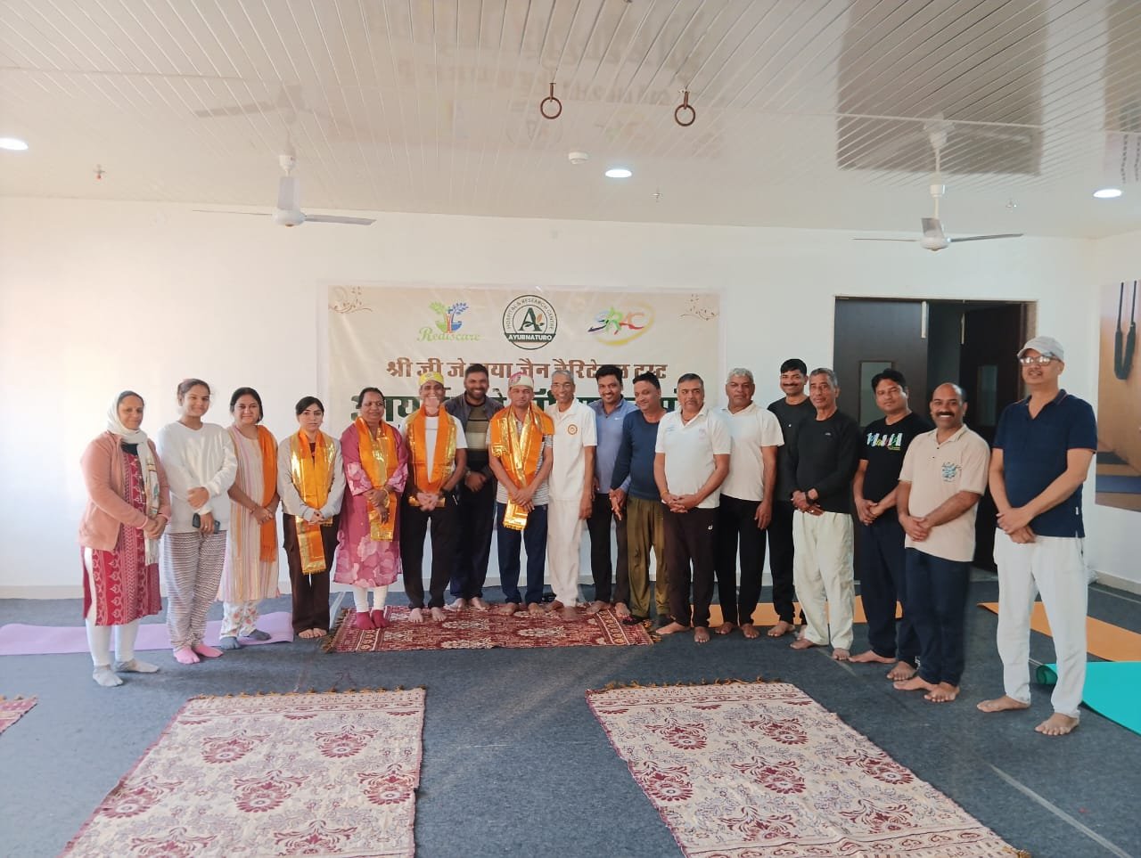 Yoga Session Conducted at AyurNaturopathic Hospital, Debari