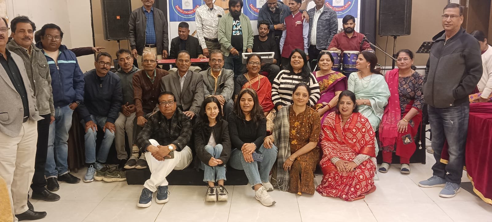 वरिष्ठ सुरों की मंडली का लाइव म्यूजिकल आर्केस्ट्रा कार्यक्रम हुआ सफलतापूर्वक संपन्न