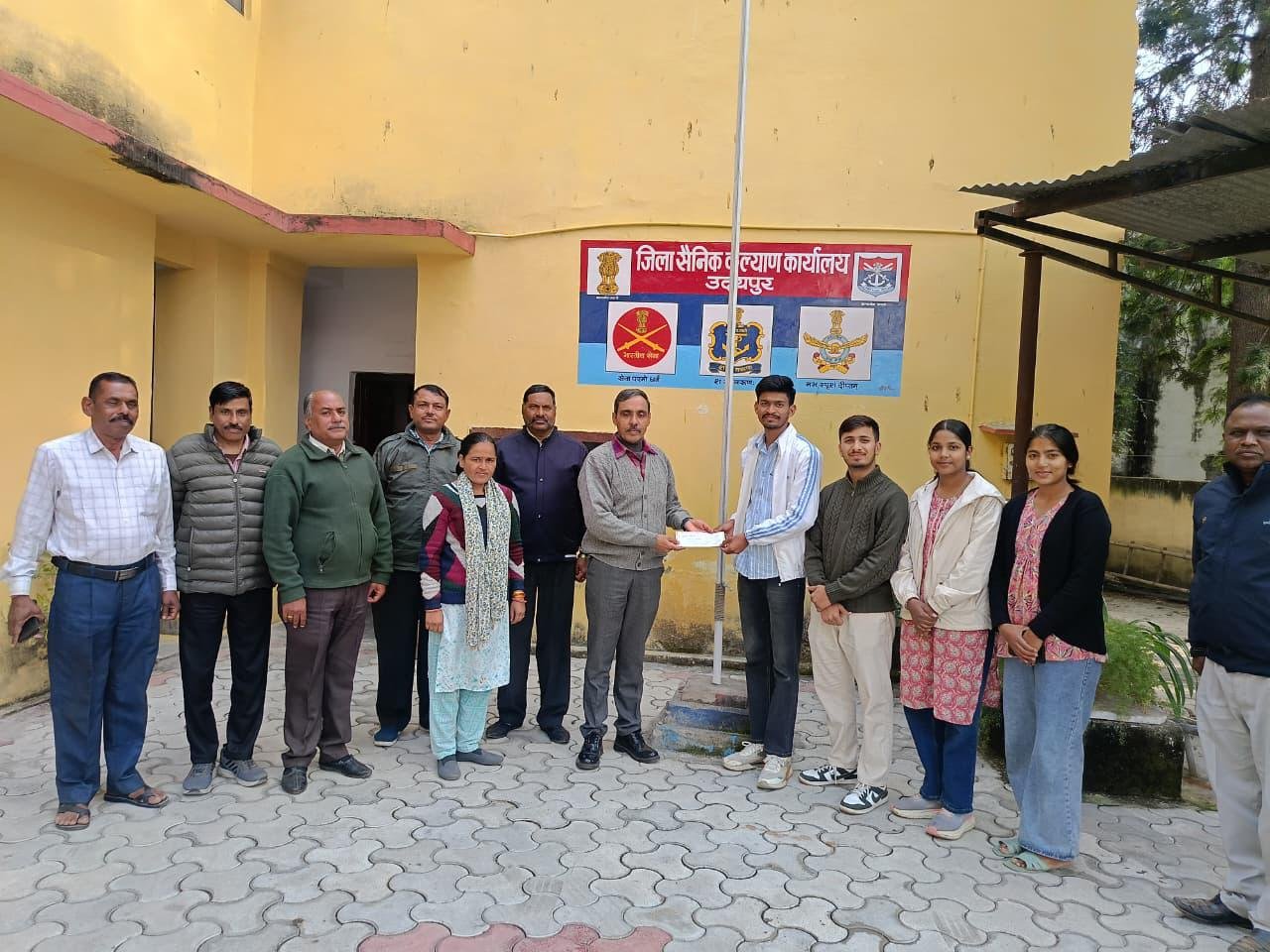 NSS–CTAE Contributes ₹30,000 for Soldiers’ Welfare