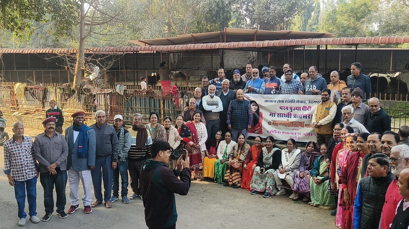 आज दीदी मां ऋतंभरा जी के जन्म दिवस पर कई कार्यक्रम, महाकाल मंदिर में महा आरती व गौ सेवा की