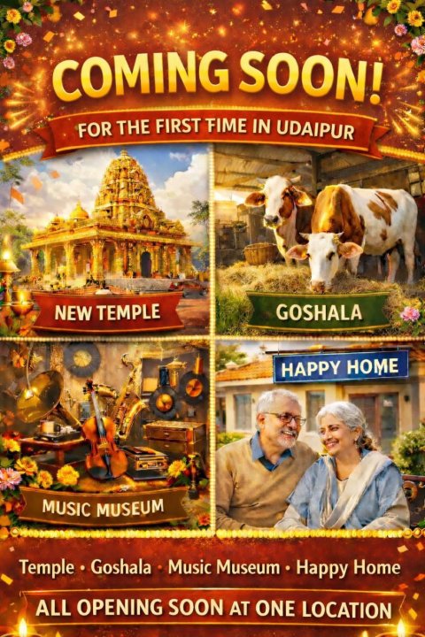 #### Radha–Krishna Temple, Gaushala, Happy Home & Music Museum to Come Up in Nearby Selu Village
