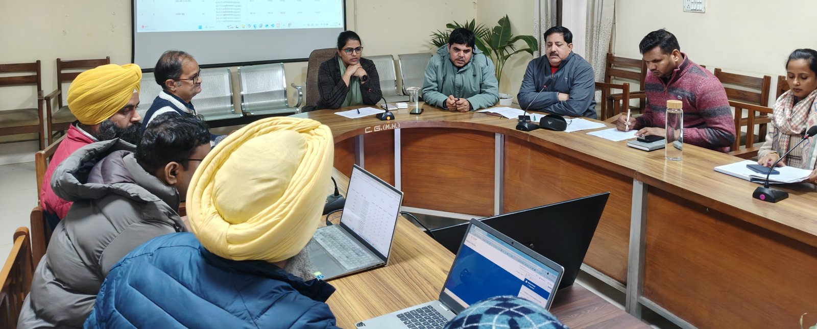 Review Meeting Held on Progress of Digital E-Bari and E-Aabiyana Schemes