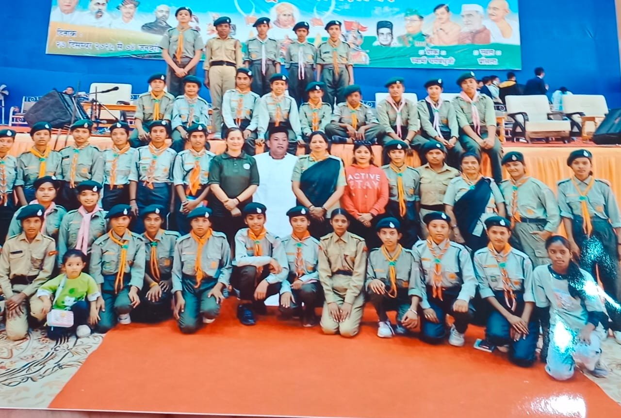 Divisional-Level Scout and Guide Team Returns After Participating in Rashtriya Katha Camp