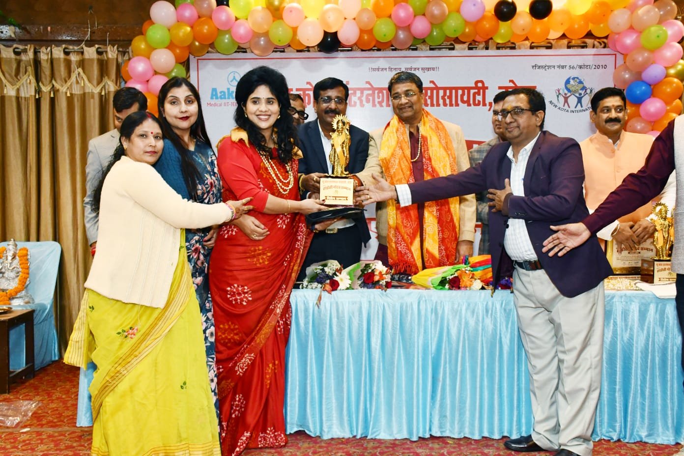 सूचना एवं जनसंपर्क अधिकारी श्रीमती आकांक्षा शर्मा को मिला हाड़ौती गौरव सम्मान
