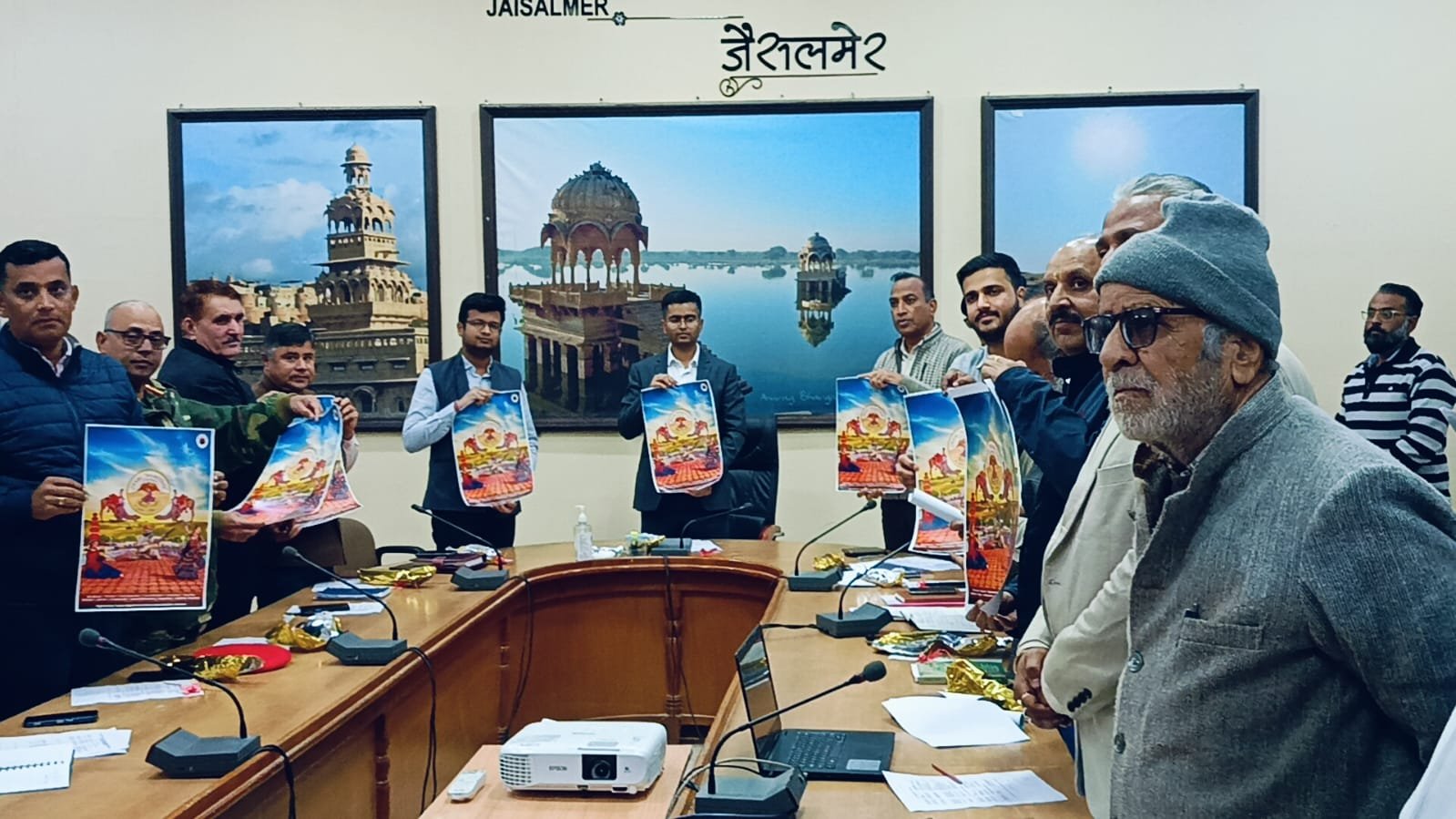”बिट्स ऑफ द थार” की थीम पर आधारित पोस्टर का विमोचन