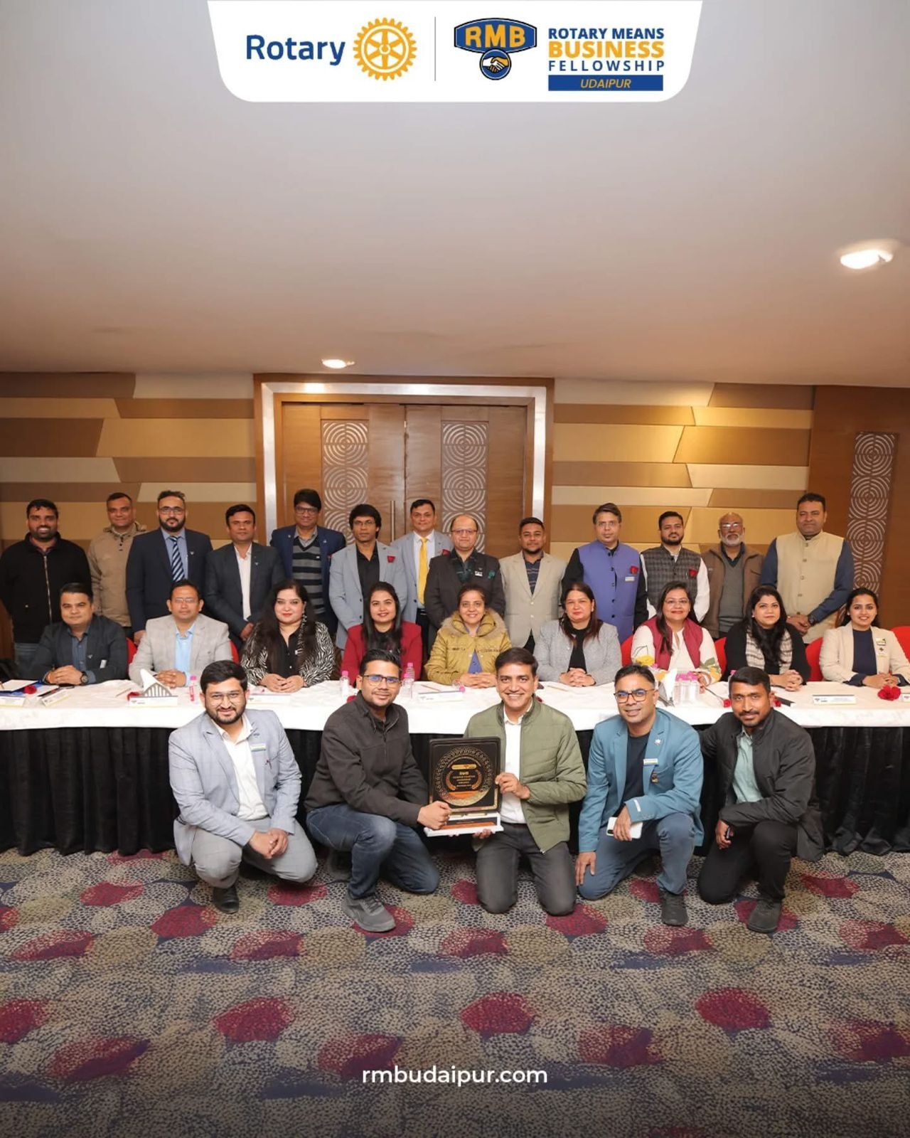 रोटरी मीन्स बिजनेस (आरएमबी) के नए सत्र का शुभारंभ, 76वीं आधिकारिक बैठक संपन्न