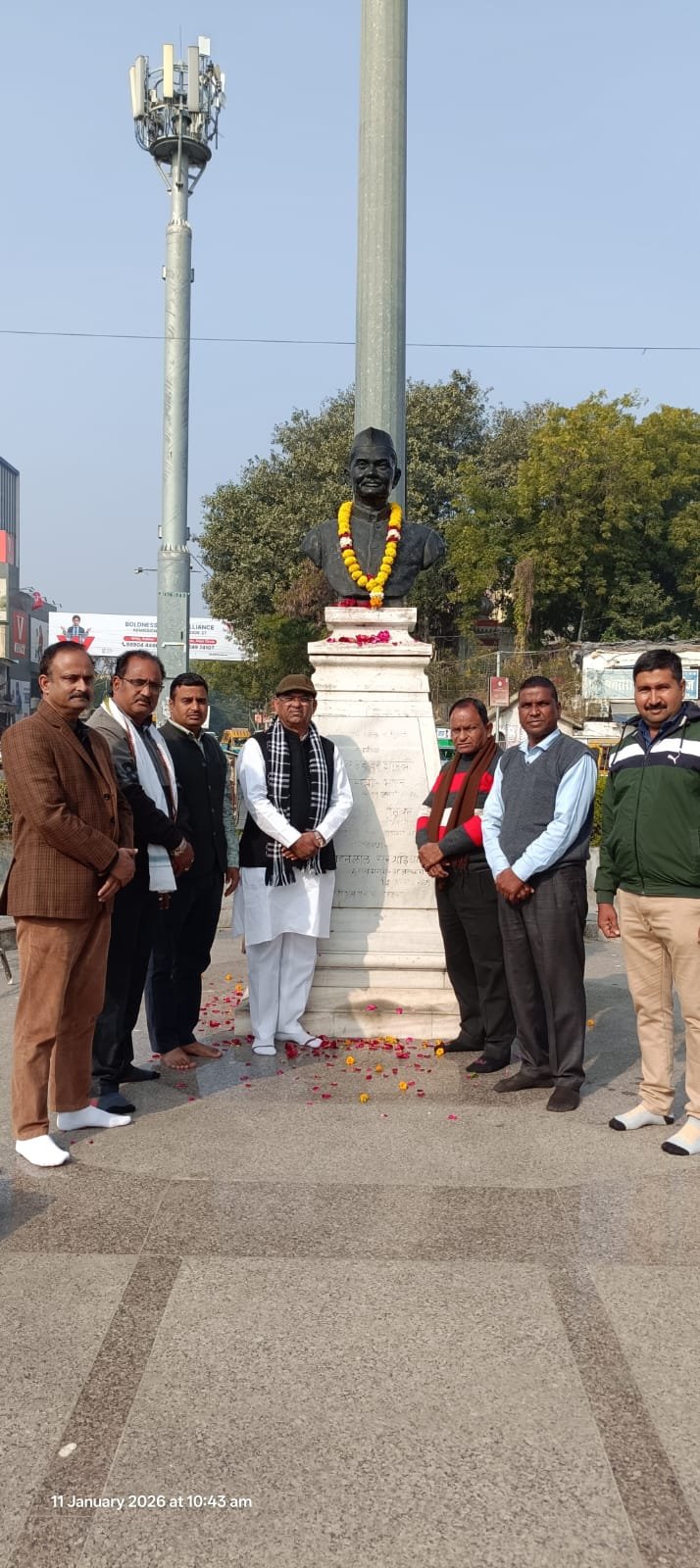 पूर्व प्रधानमंत्री, भारत-रत्न स्व. लाल बहादुर शास्त्री की पुण्यतिथि श्रद्धा व सम्मान के साथ मनाई गई