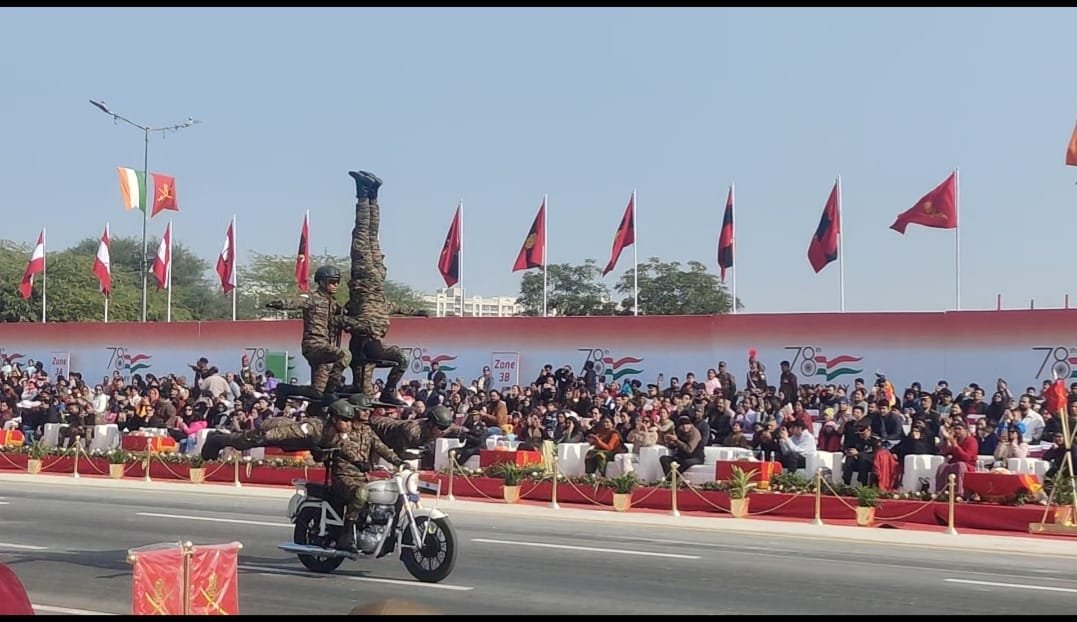 SECOND REHEARSAL OF ARMY DAY PARADE 2026 CAPTIVATES JAIPUR