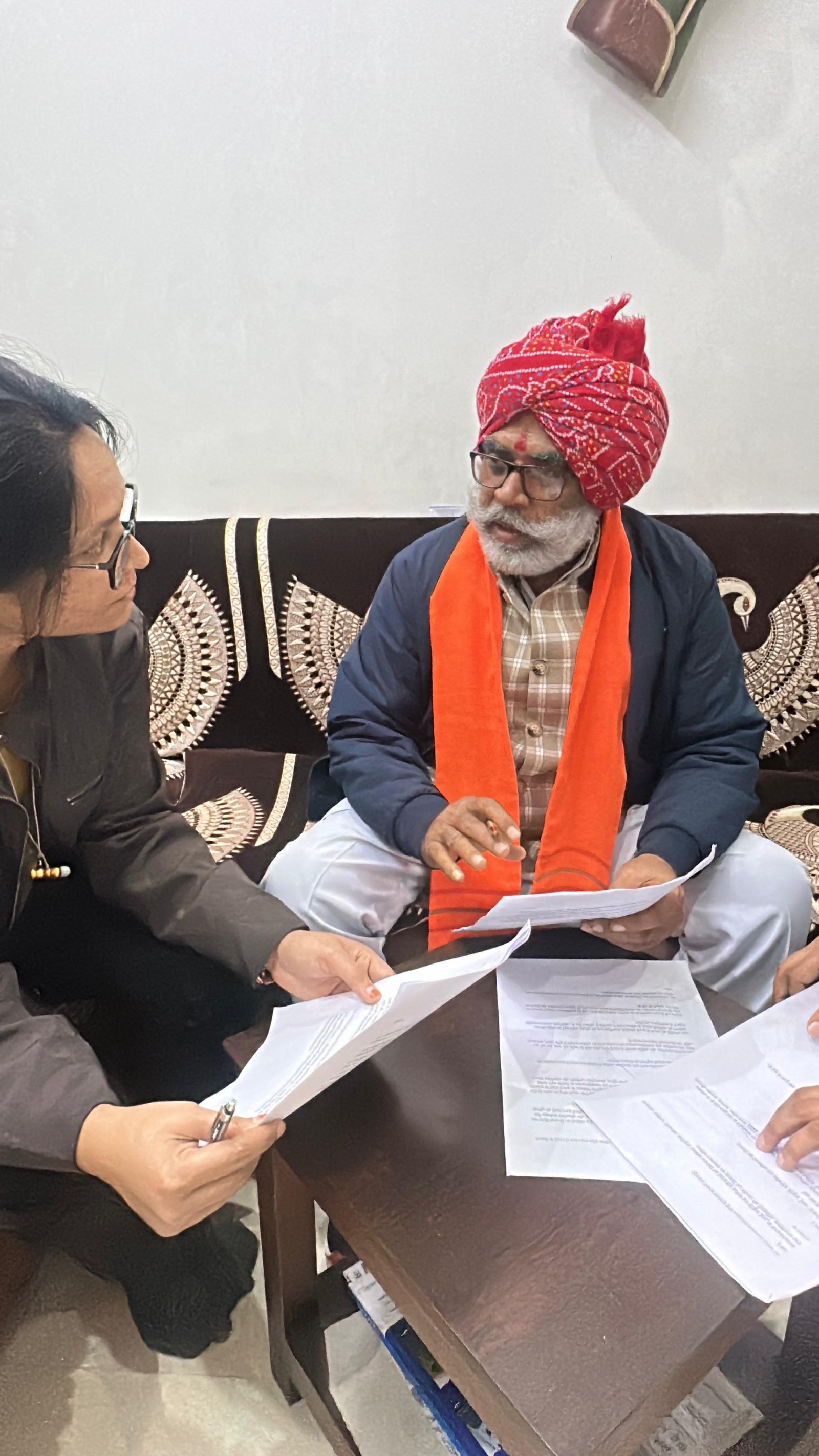 MLA Appears for MA Examination,