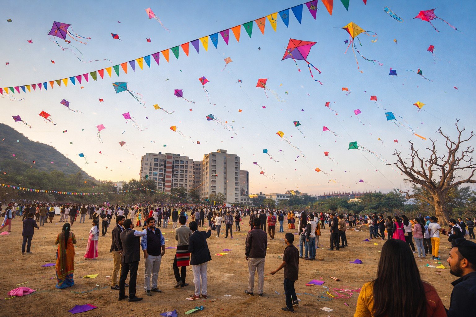 #### Makar Sankranti Celebrated with Great Enthusiasm at Geetanjali University