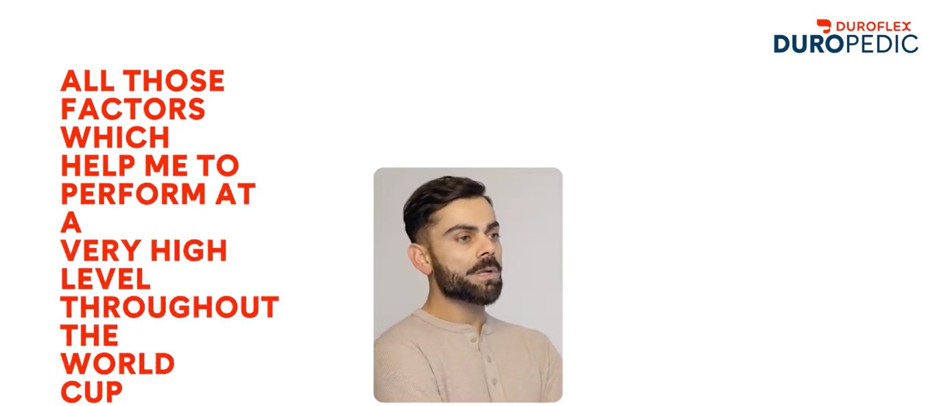 Virat Kohli shares his mantra for enhanced performance