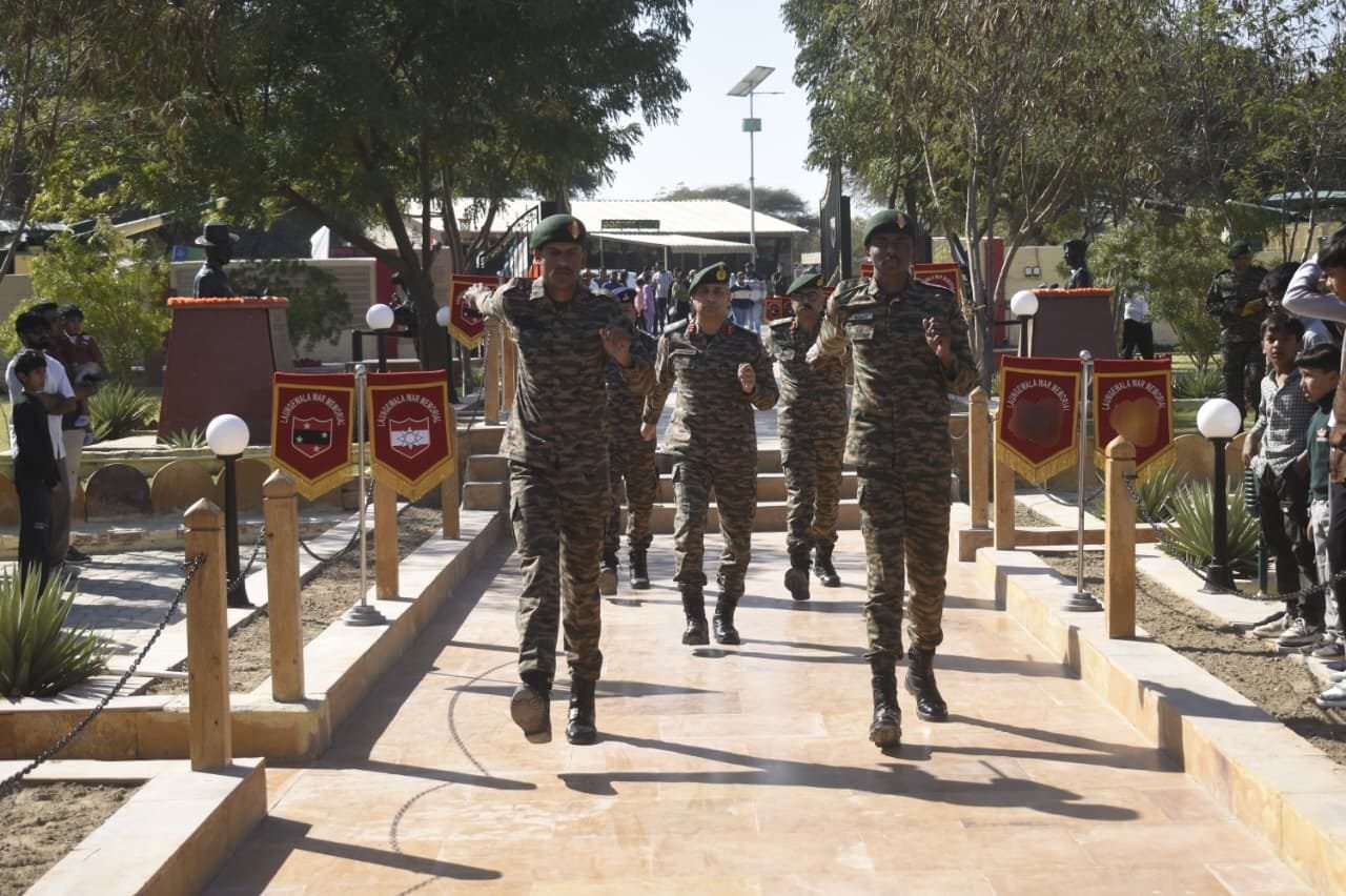 INDIAN ARMY DAY COMMEMORATED AT HISTORIC LAUNGEWALA  YUDH STHAL