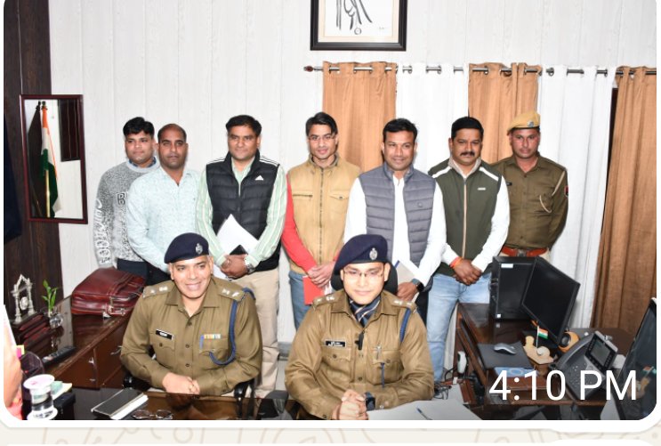 प्रदेश में अव्वल नंबर पर आई कोटा ग्रामीण पुलिस के मुखिया  एसपी सुजीत शंकर को मिली एक और बड़ी कामयाबी