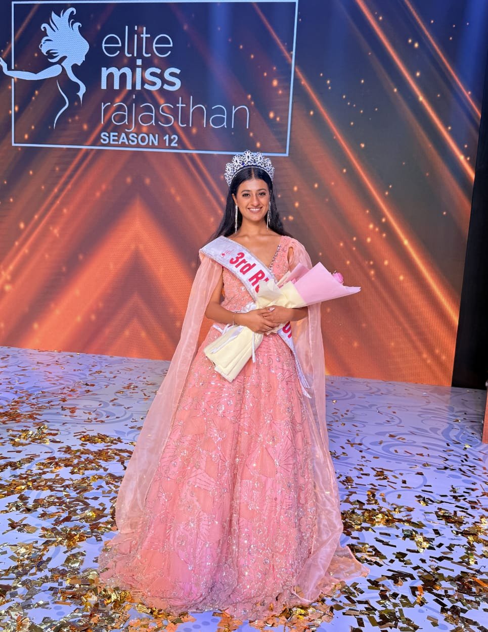 Udaipur’s Yuvika Shines as Third Runner-Up in Elite Miss Rajasthan