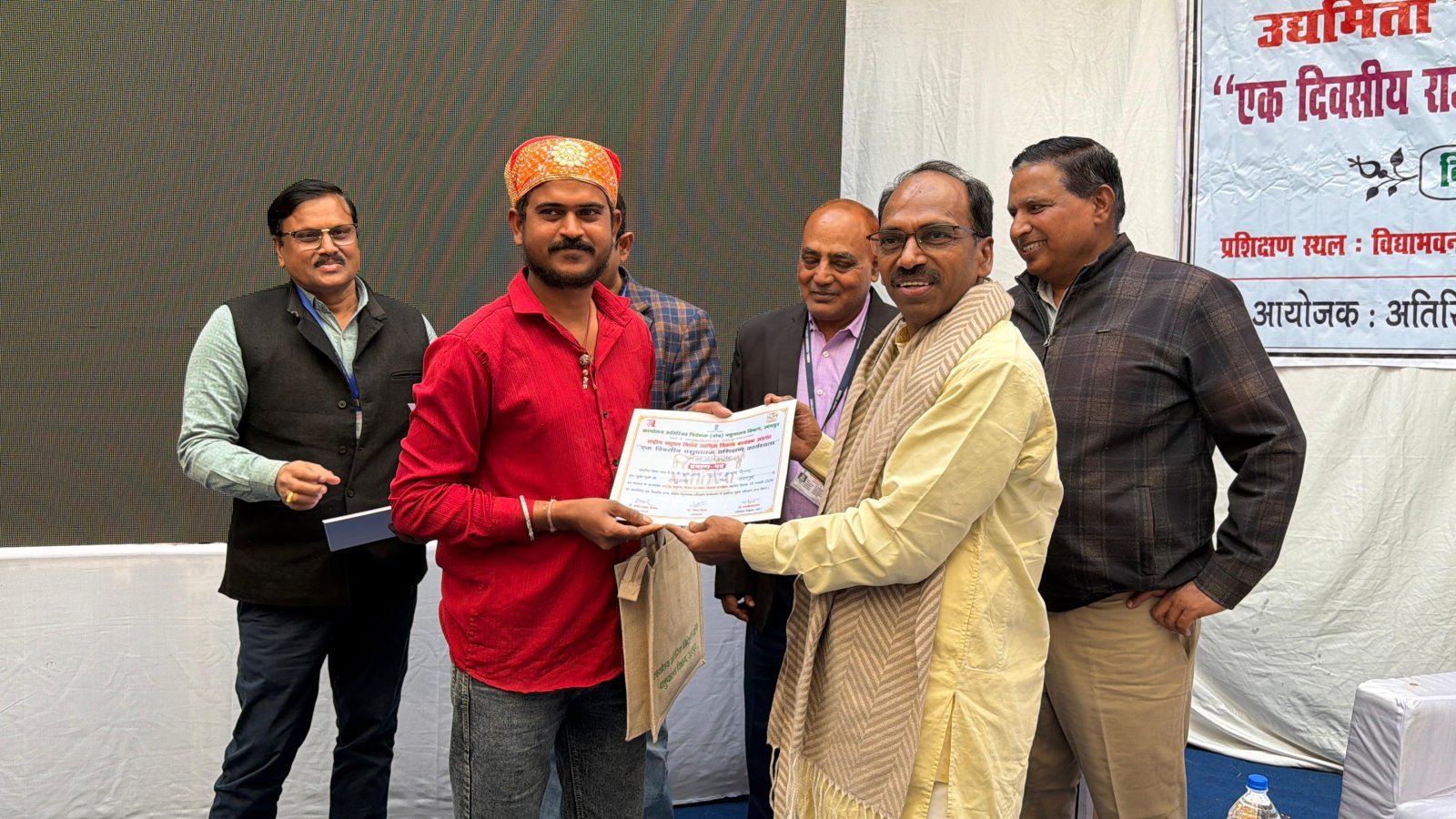 राष्ट्रीय पशुधन मिशन उद्यमिता कार्यक्रम के अंतर्गत राज्य स्तरीय पशुपालक प्रशिक्षण शिविर संपन्न