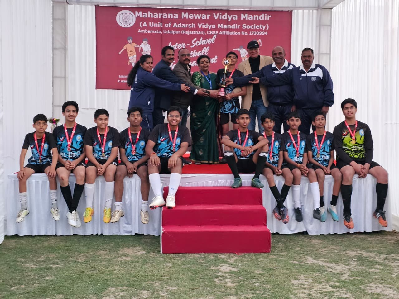 Inter-School Football Competition at Maharana Mewar Vidya Mandir
