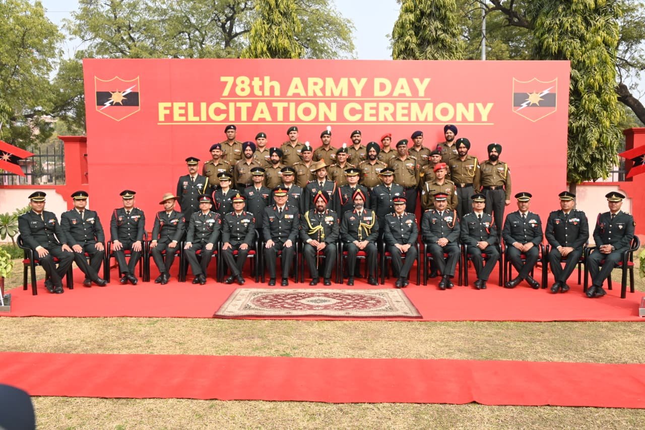 FELICITATION CEREMONY OF 78TH ARMY DAY HELD IN JAIPUR MILITARY STATION
