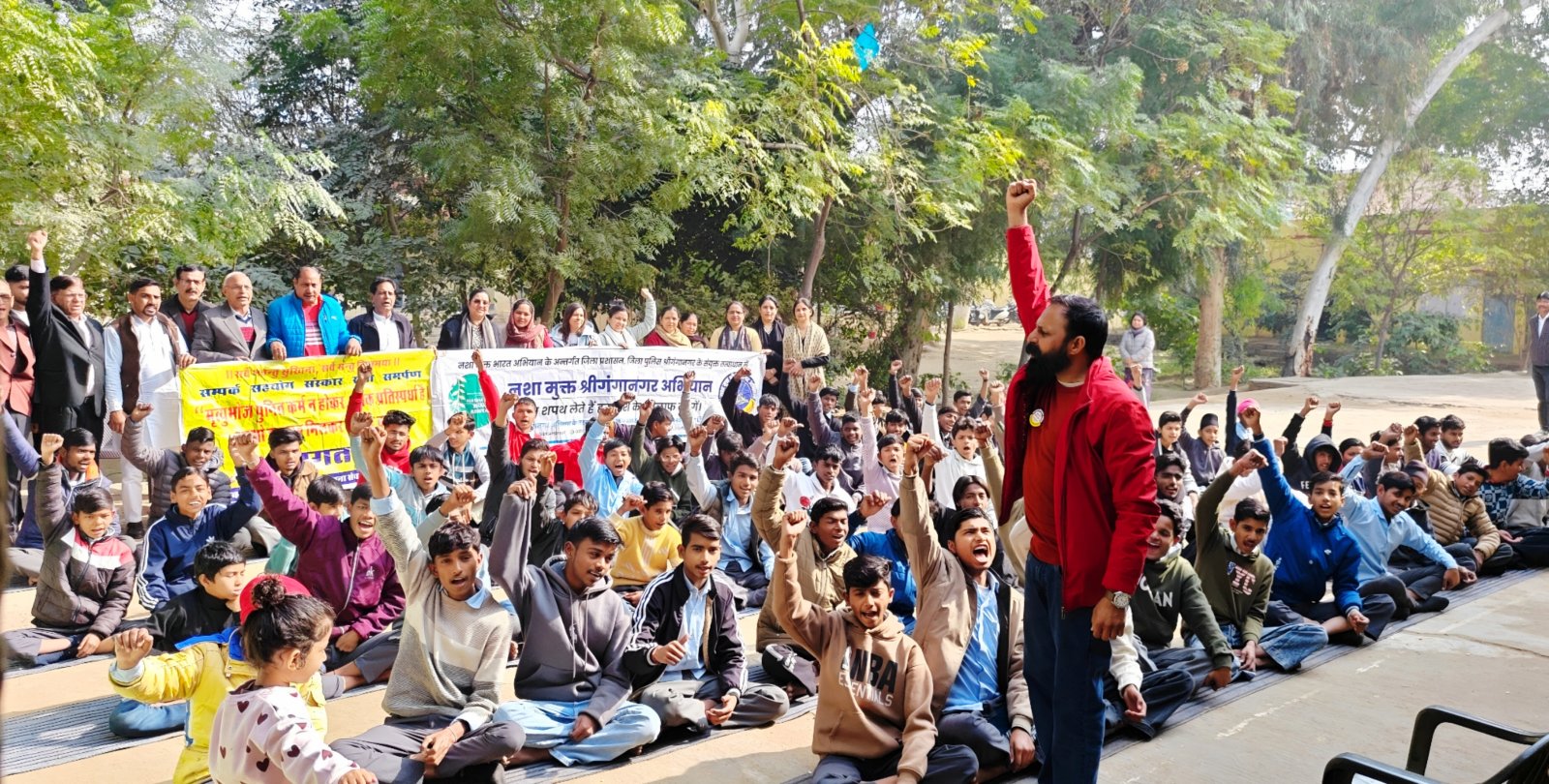 राजकीय सीनियर सेकेंडरी स्कूल में नशा मुक्ति कार्यशाला आयोजित