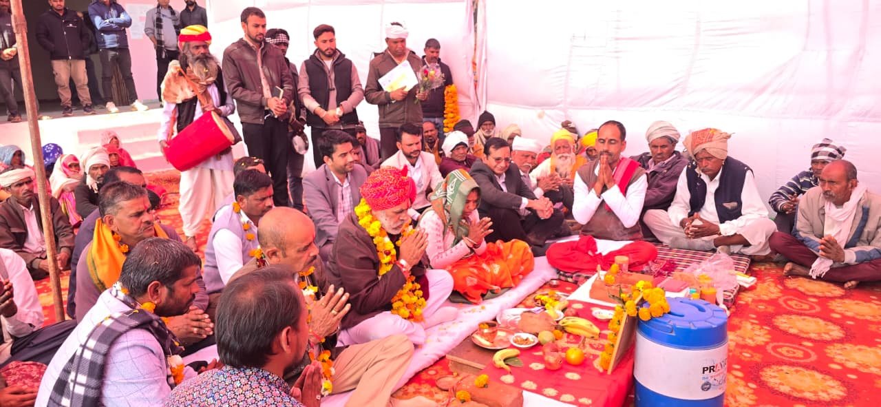 ####MLA Phool Singh Meena Lays Foundation Stone for Three Anicuts Worth ₹8 Crore