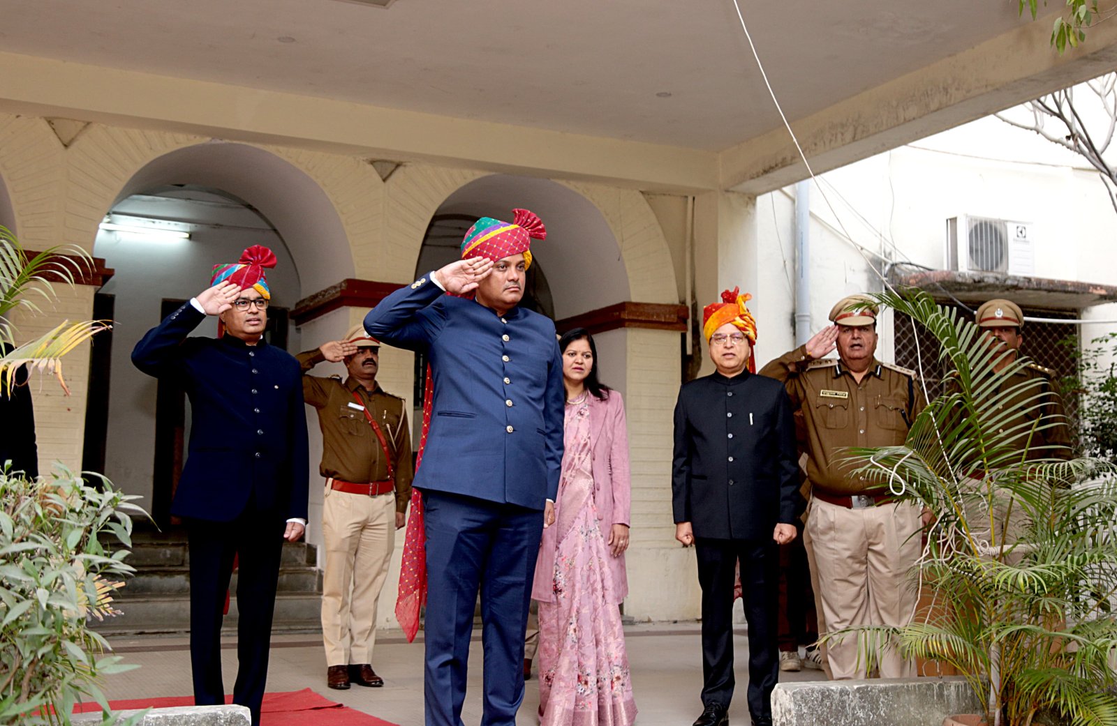 Republic Day Celebrated with Enthusiasm at Excise Building