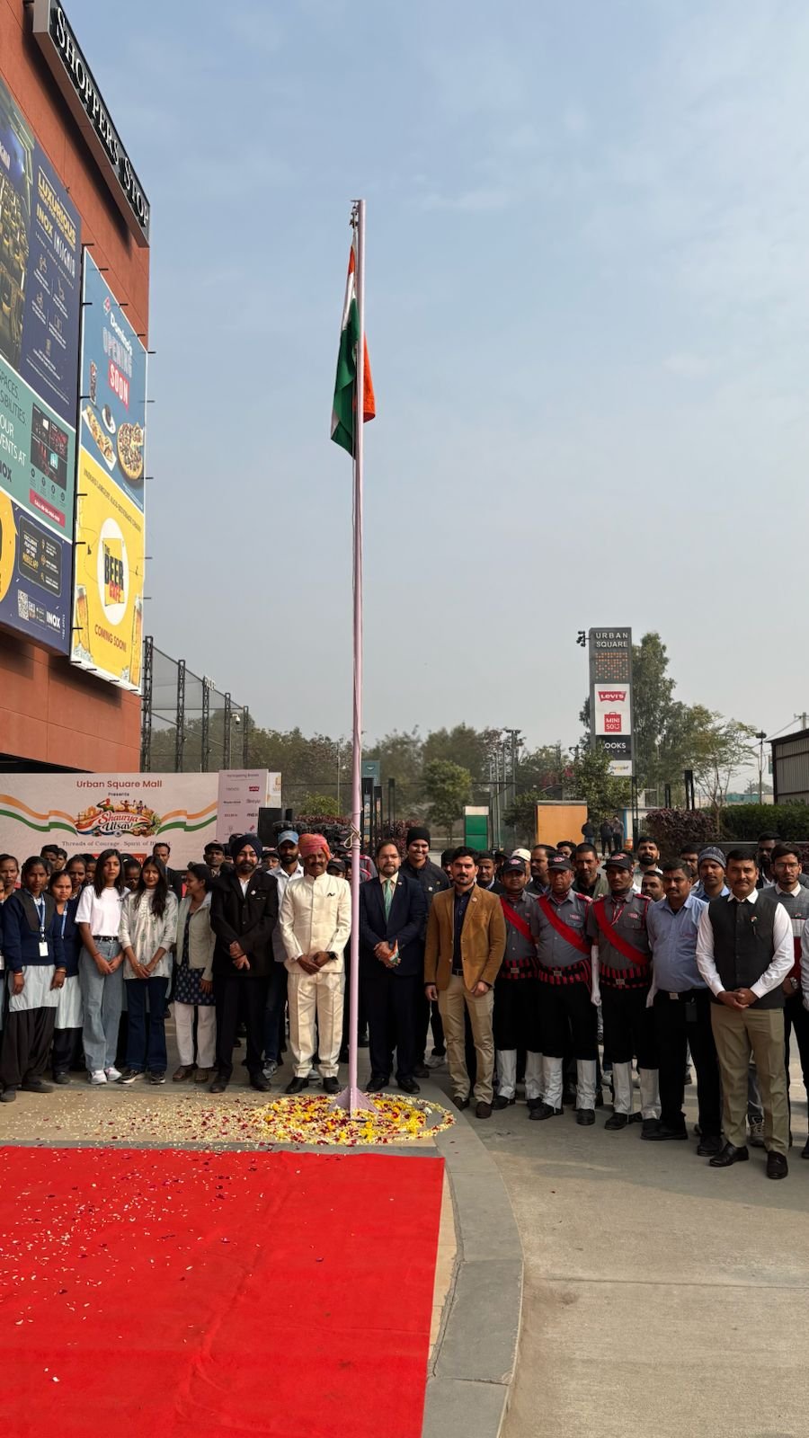 Republic Day Celebrated at Urban Square Mall with Shaurya Utsav and Flag Hoisting