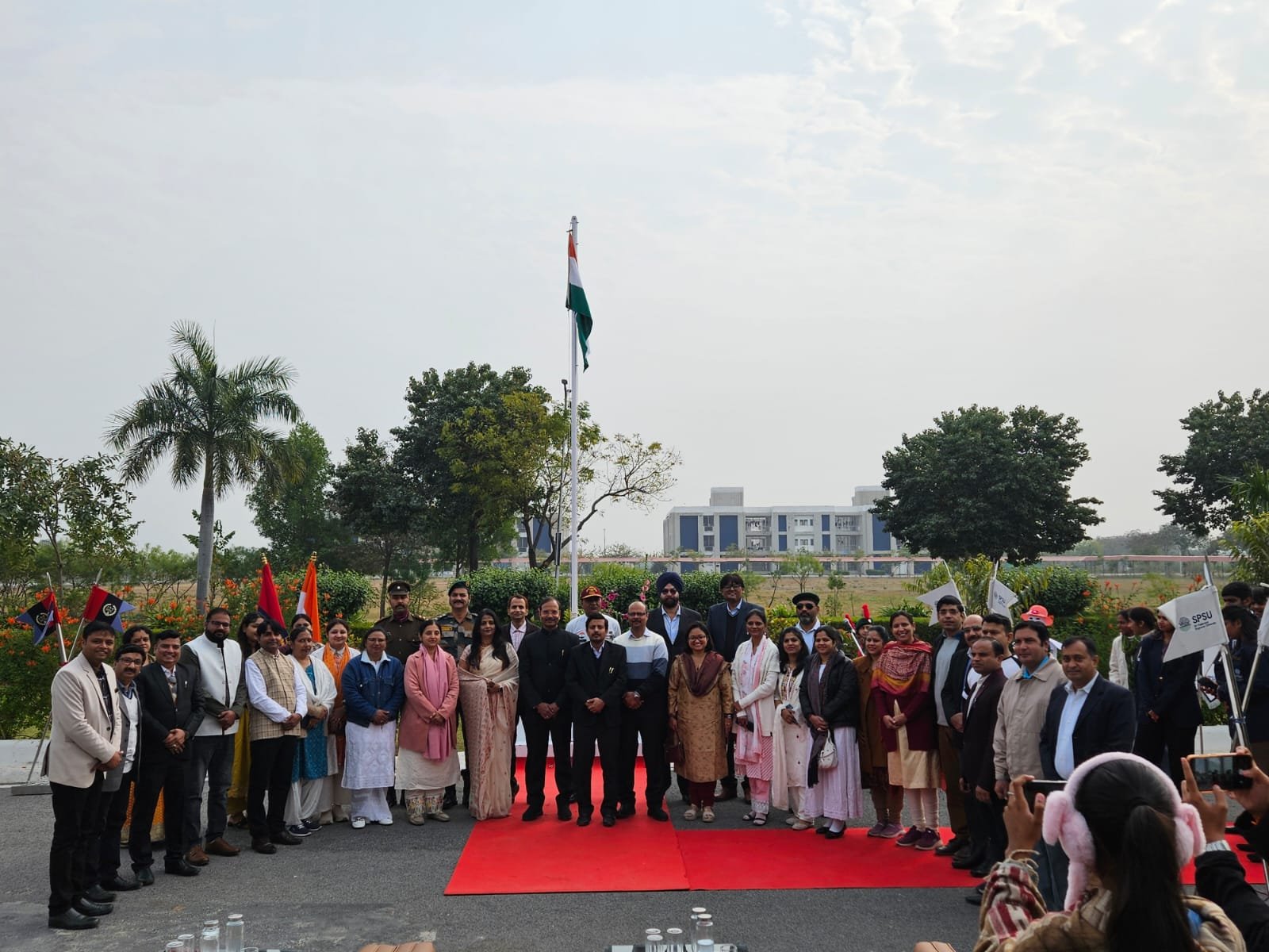 SPSU Celebrates 77 th Republic Day with Patriotic Fervour and a Vision for Innovation