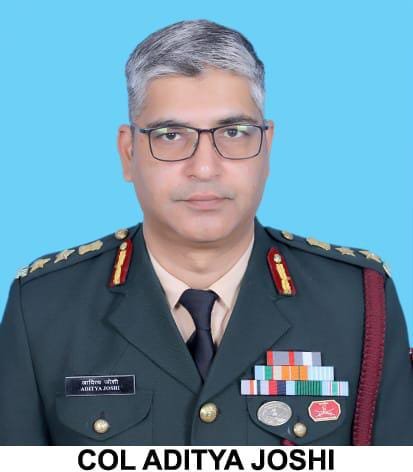 Colonel Aditya Joshi from Udaipur Awarded the Vishisht Seva Medal