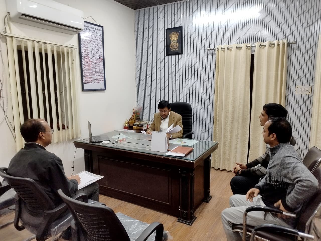 जिला कलेक्टर श्री मेहता रहे ऋषभदेव दौरे पर