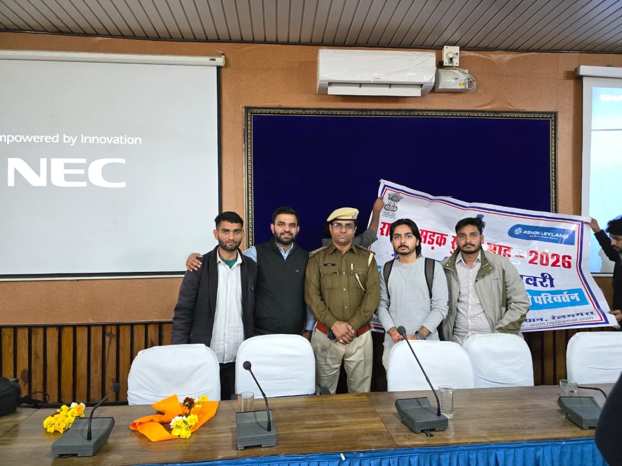 37वें सड़क सुरक्षा माह के अंतर्गत CTAE कॉलेज में सड़क सुरक्षा जागरूकता कार्यक्रम संपन्न