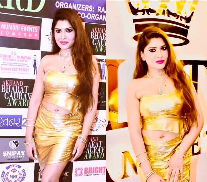 Beauty Icon & Mega Model Vaishali Bhaurzar Honoured with “Rashtriya Ratna Samman”