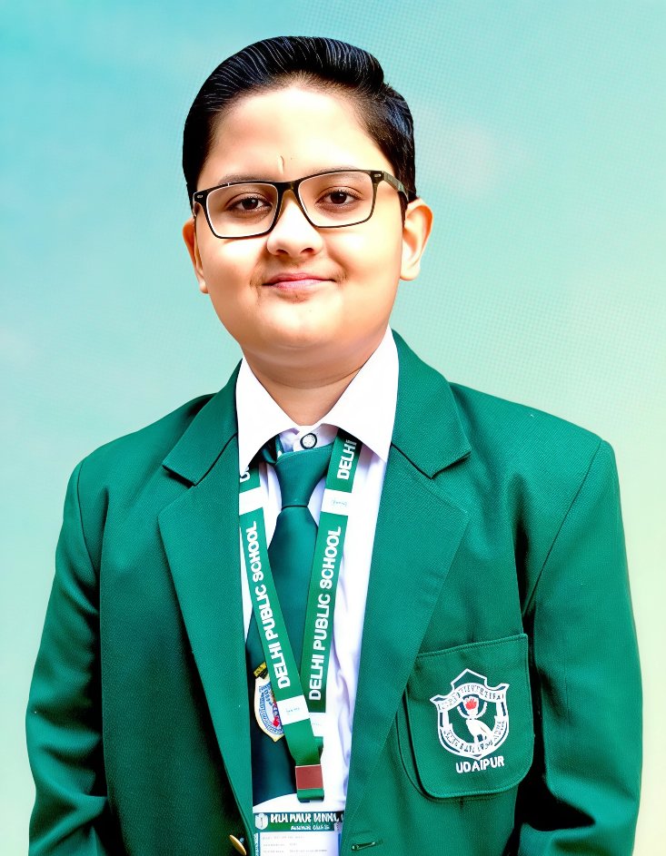 DPS Udaipur’s Reyansh Becomes State Topper