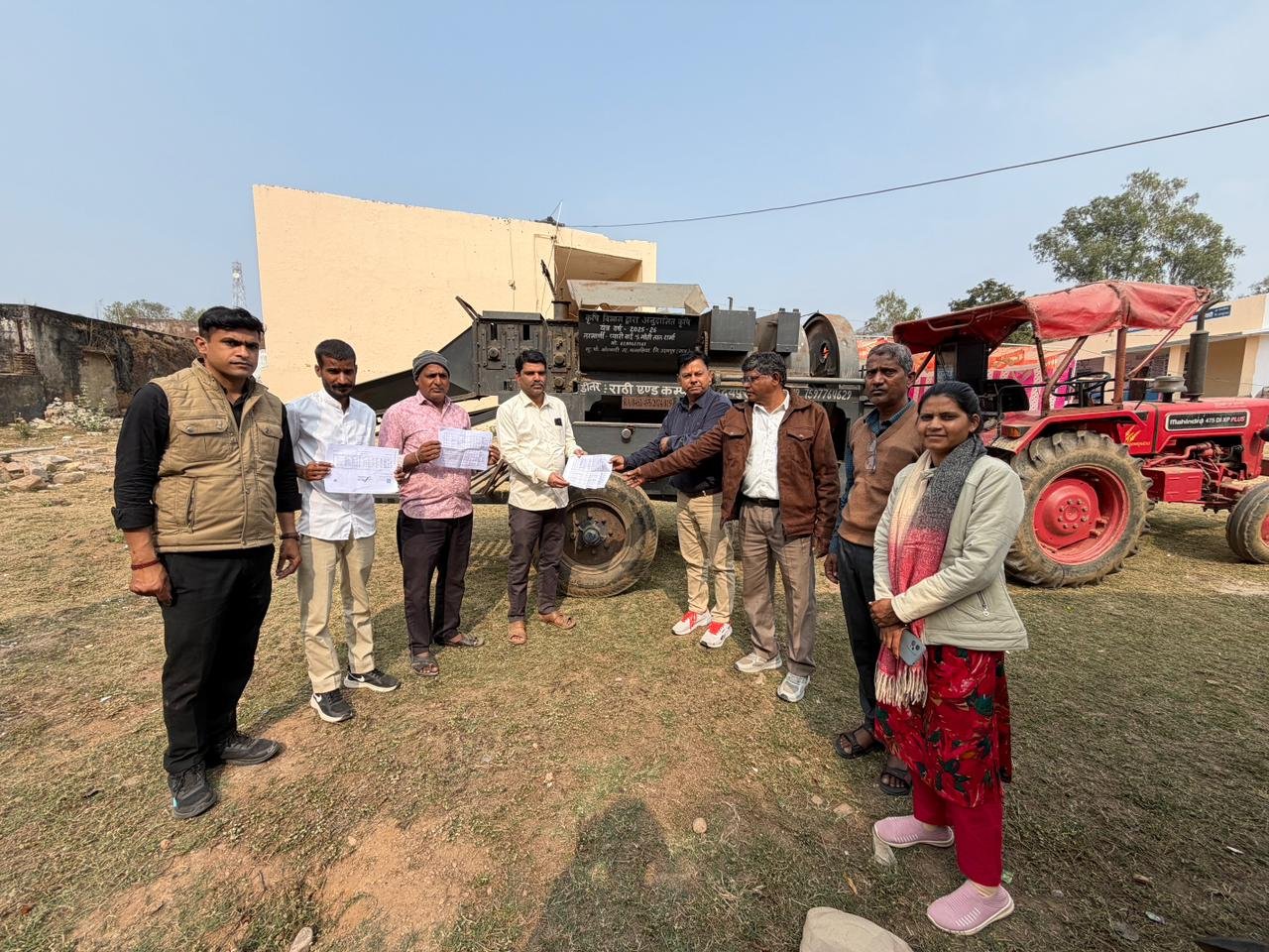 Financial Assistance Granted for Farm Equipment and Organic Farming; Relief Brings Smiles to Farmers’ Faces