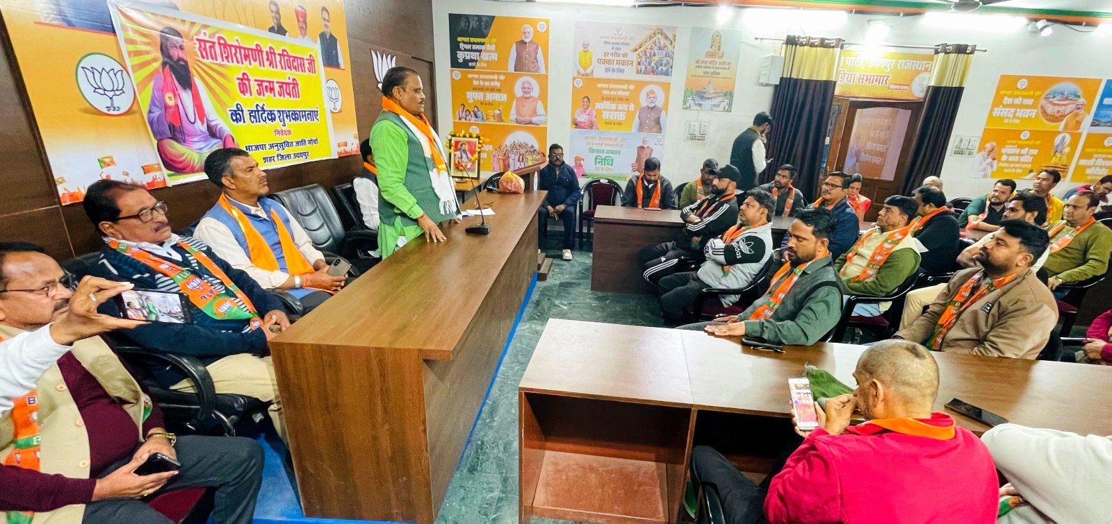 Floral Tribute and Seminar Organized on the Birth Anniversary of Saint Shiromani Shri Ravidas Maharaj