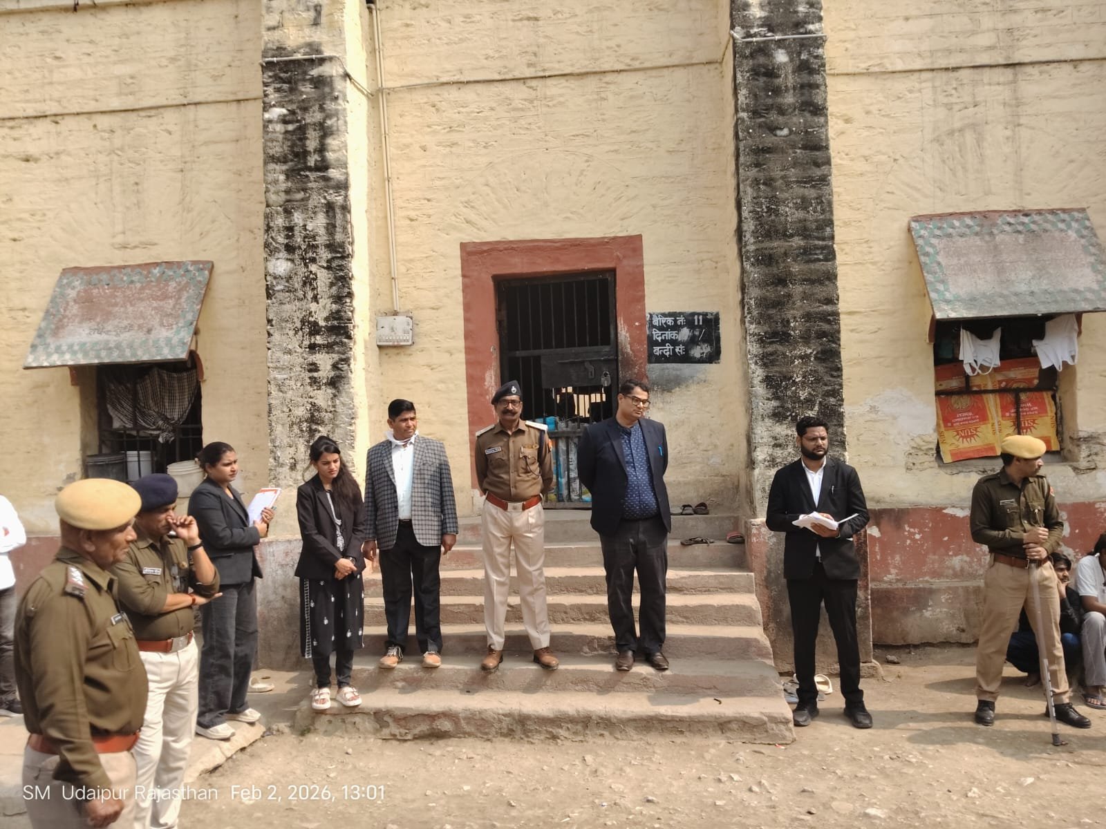 केंद्रीय कारागृह एवं महिला जेल का साप्ताहिक निरीक्षण