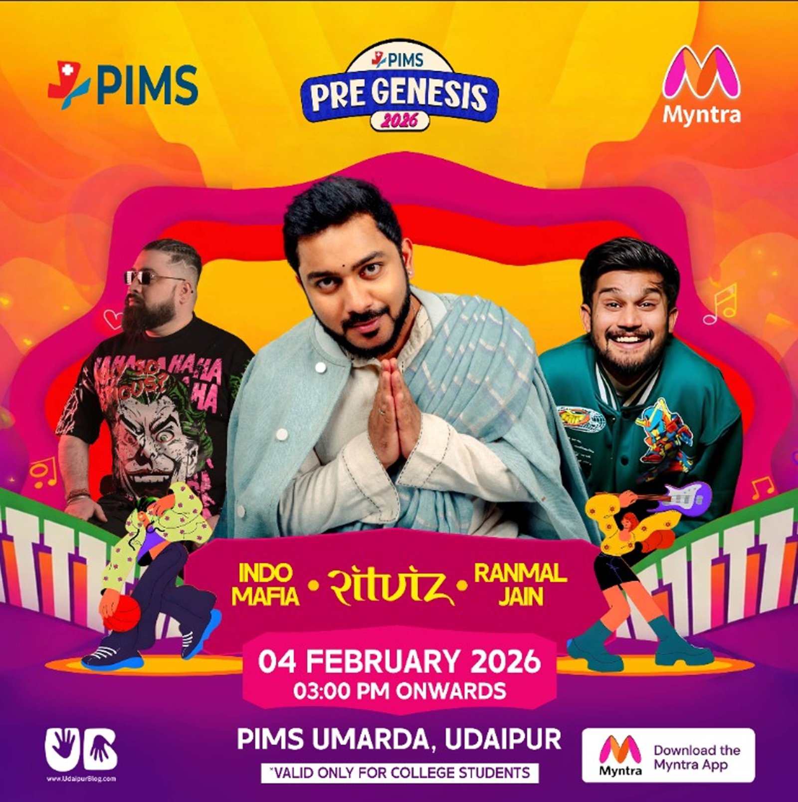 Myntra GlamFest Pre-Genesis 2026 to Be Held at PIMS Umarda