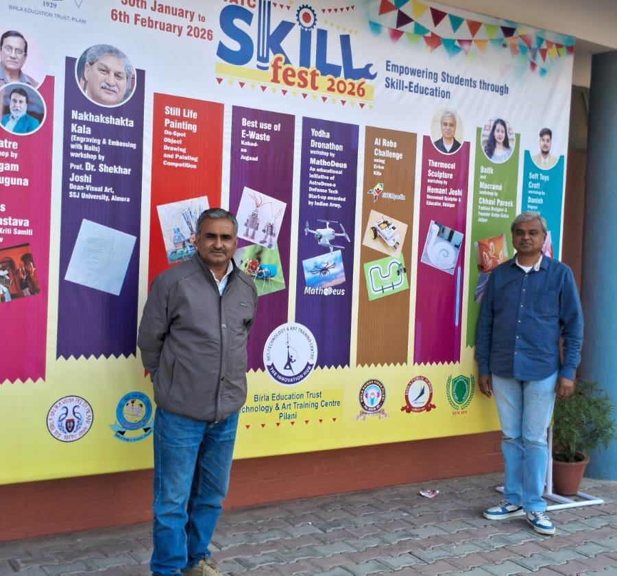 Colorful Celebration of ‘Skill Fest–2026’ in Pilani: Hands-On Training by Udaipur and Sirohi Artists