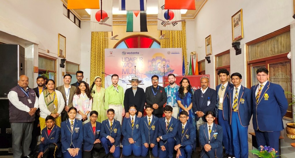 Vedant Udaipur World Music Festival Showcases a Unique Blend of Western and Indian Folk Culture