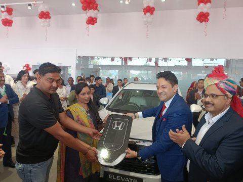 होण्डा ग्राहकों को बेहतर सुविधा देने मेवाड़ होण्डा का हुआ उद्घाटन