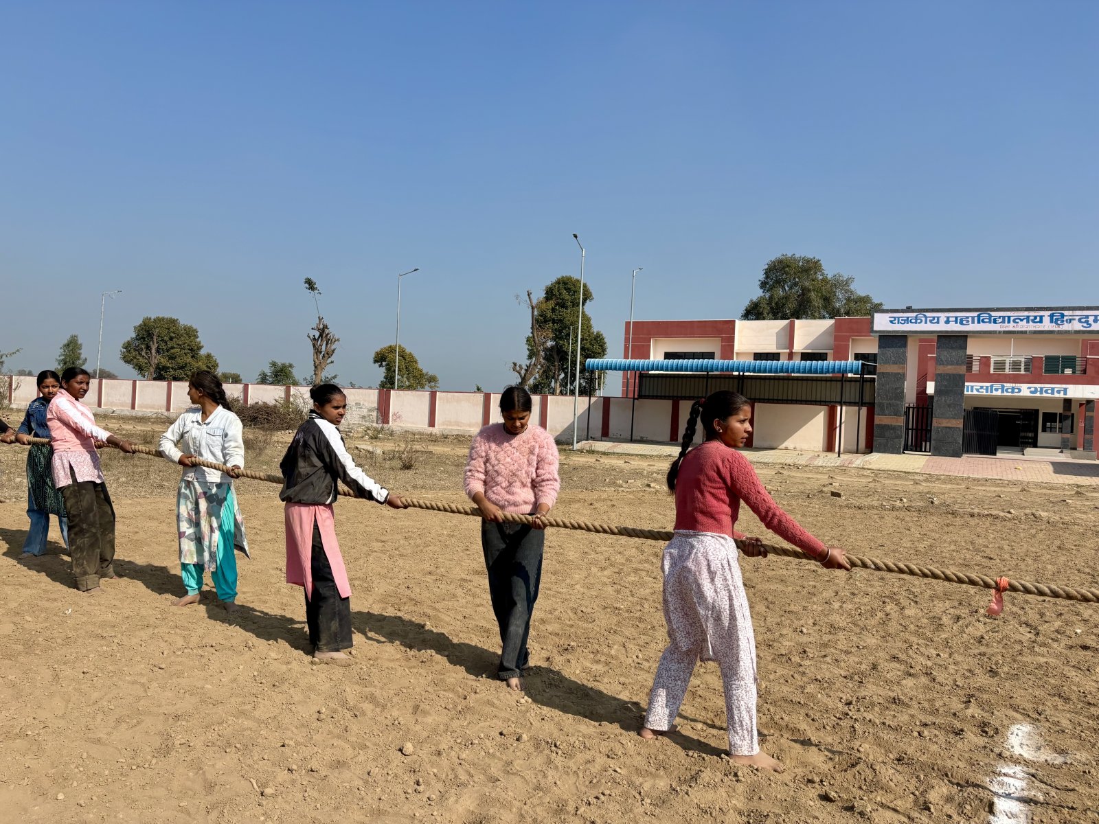 राजकीय महाविद्यालय हिन्दुमलकोट में कबड्डी एवं रस्साकशी का आयोजन