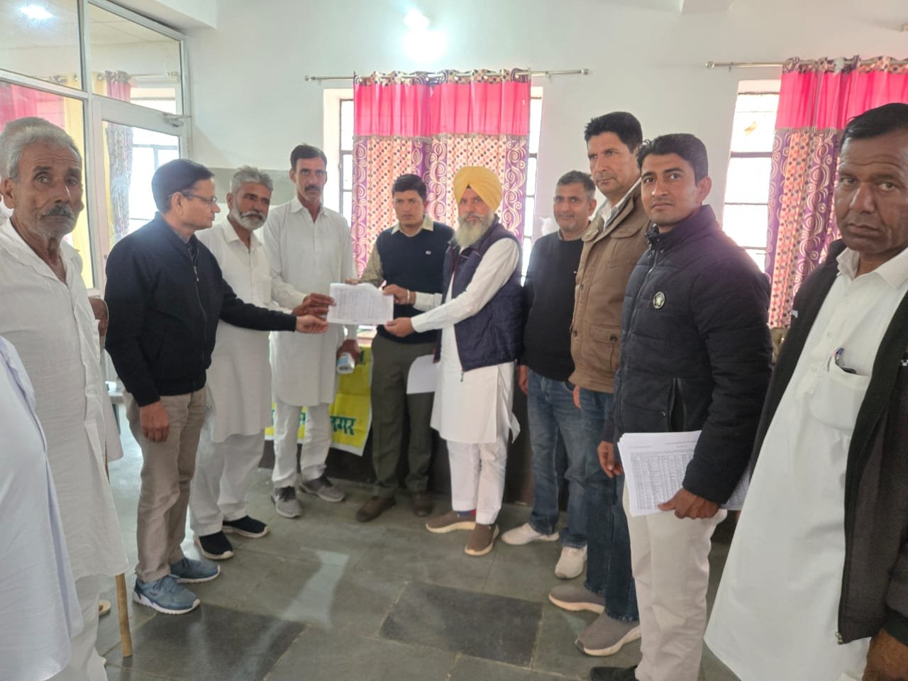 Shree Deendayal of Ganeshgarh Benefits from Irrigation Tank Scheme