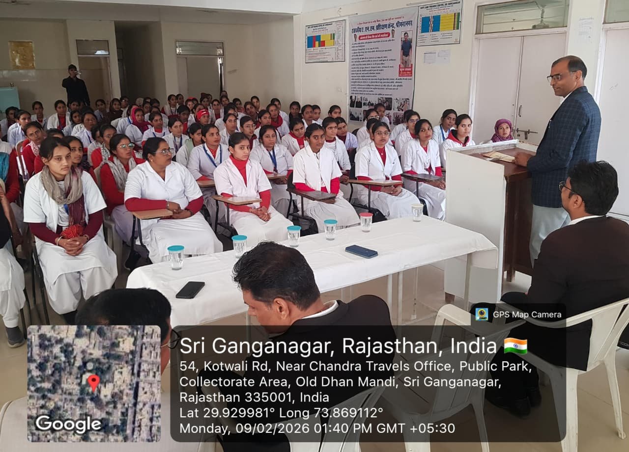 Nursing Students Sensitized About NALSA Schemes