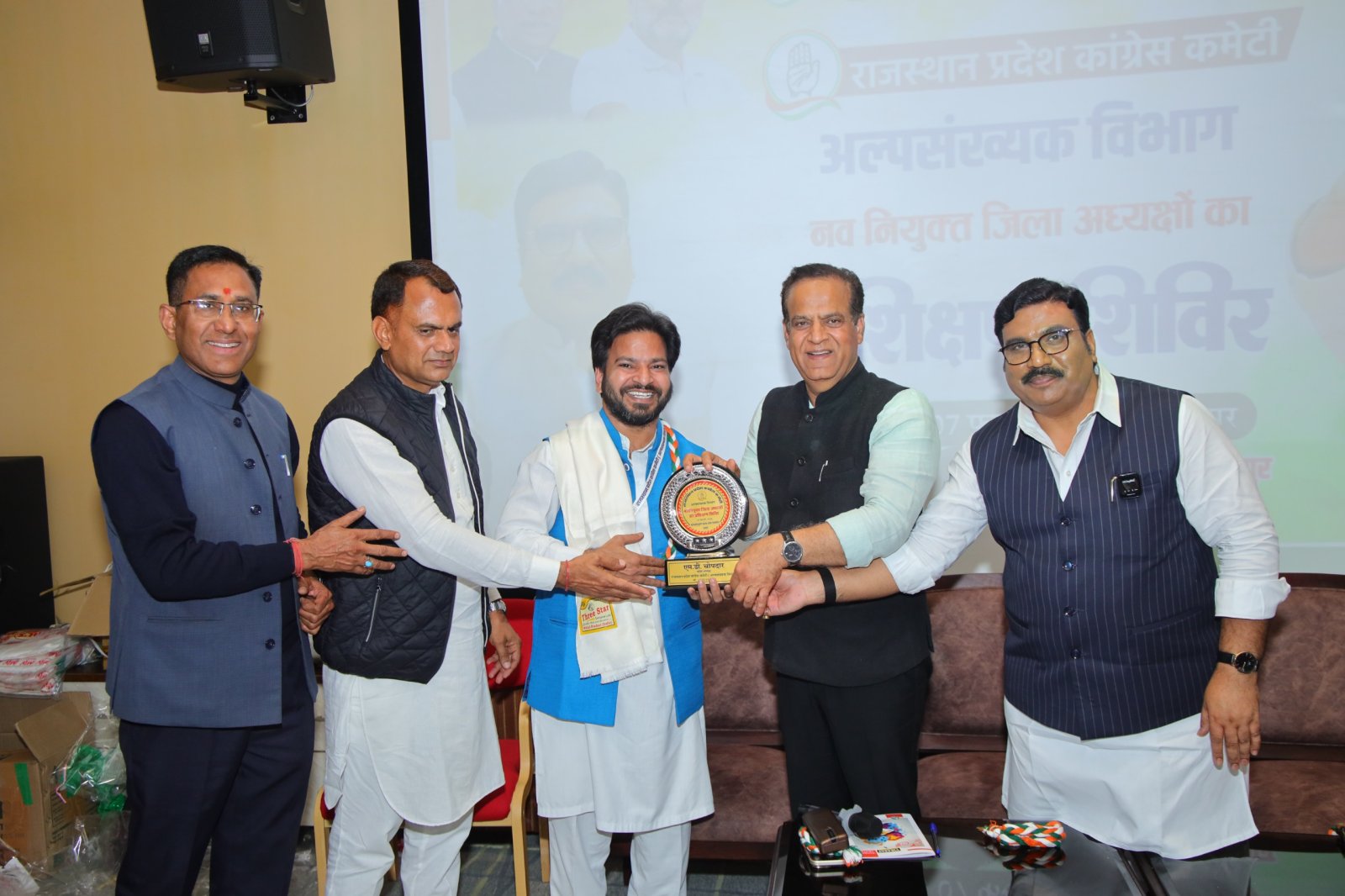 Farukh Qureshi Honoured in Jaipur