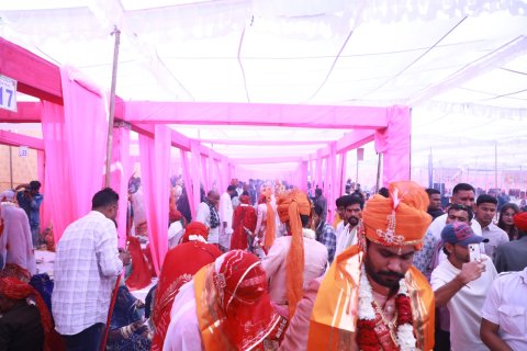 राजपूत महासभा संस्थान का 27 वंा सामूहिक विवाह सम्पन्न