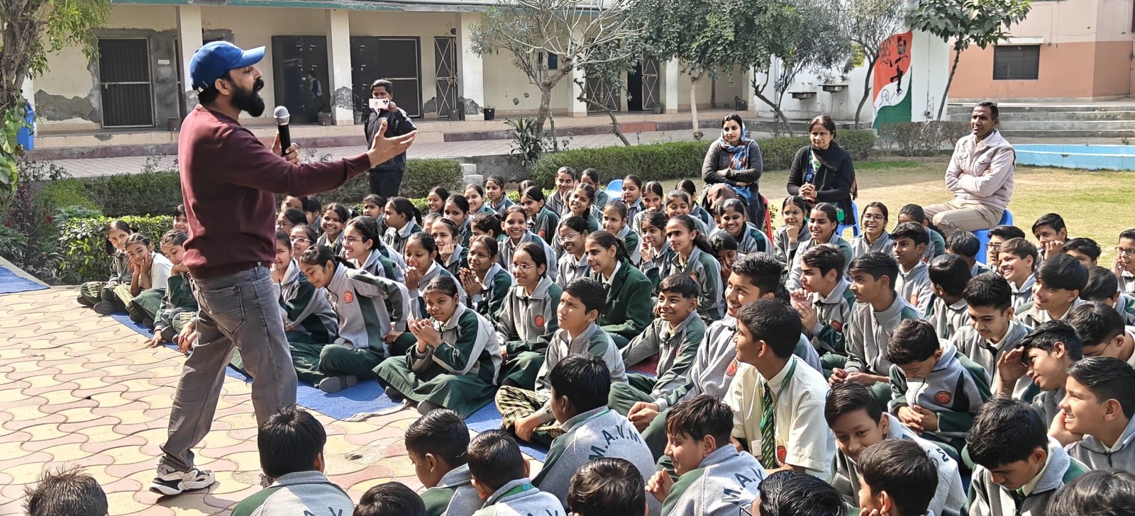 राजकीय विद्यालय में नशा मुक्ति कार्यशाला आयोजित