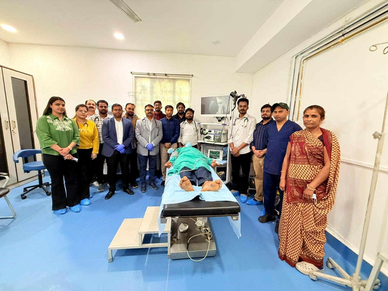 पैसिफिक मेडिकल कॉलेज, उमरड़ा में दुर्लभ ब्रोंकोलिथ का सफल निष्कासन