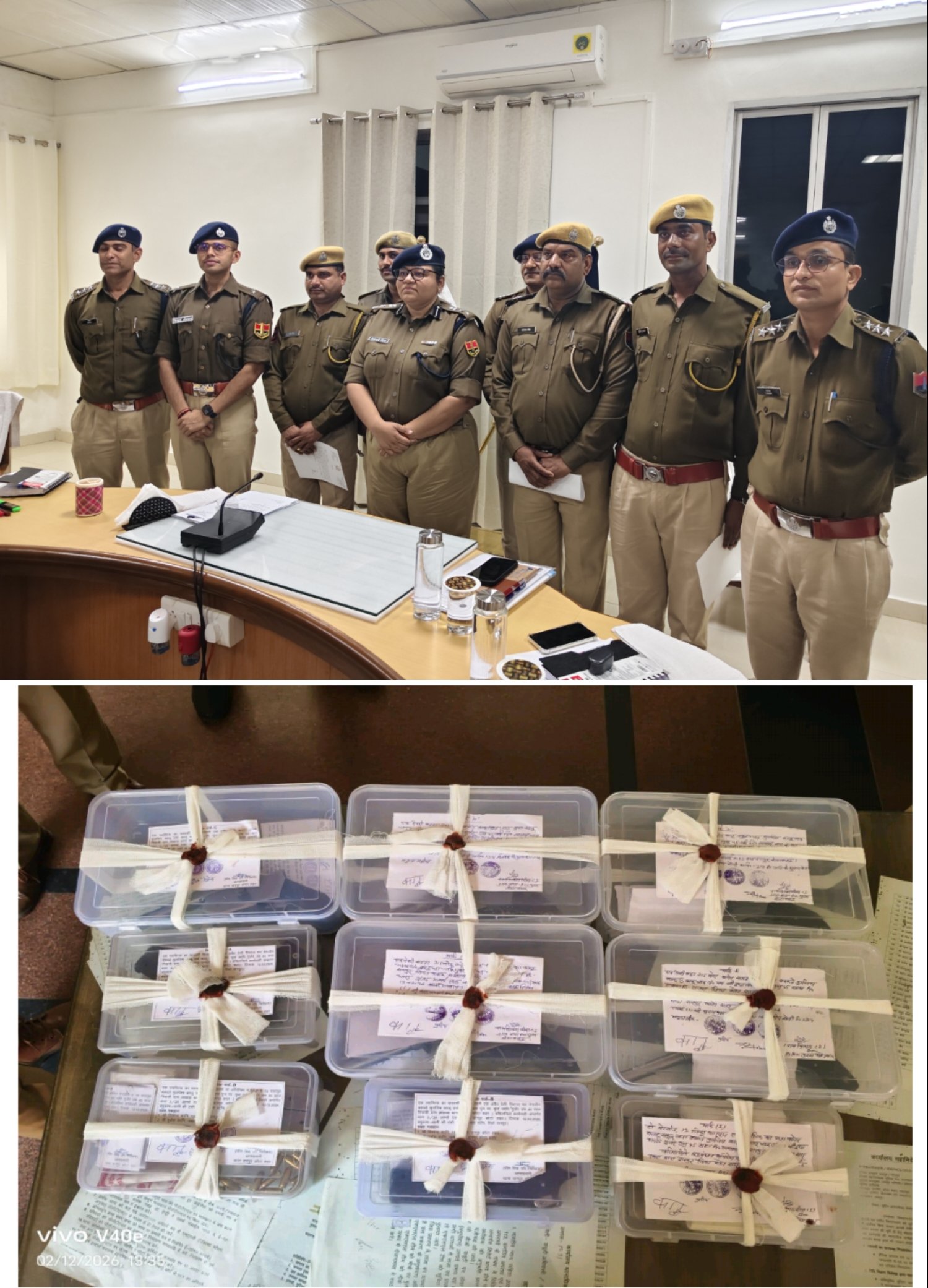 कोटा सिटी एसपी तेजस्विनी गौतम के नेतृत्व में सिटी पुलिस ने हिस्ट्रीशीटर कालू भड़क से ऑटोमेटिक हथियारों का जखीरा पकड़ा